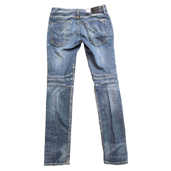 Hudson Jeans Blinder Biker Distressed Skinny Jeans - Picture 5 of 6